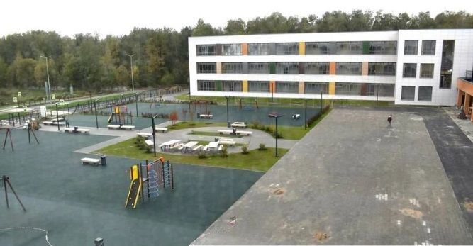 Строящаяся школа в микрорайоне Ольгино готова на 95% новости балашихи 