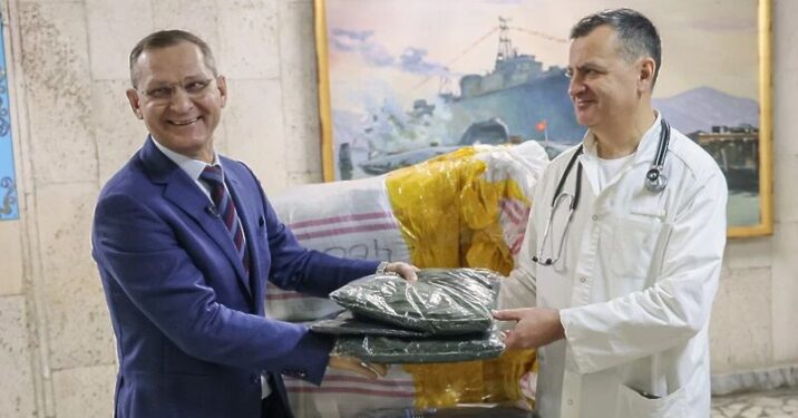 Более 150 комплектов одежды передали для пациентов военного госпиталя в Балашихе новости балашихи 