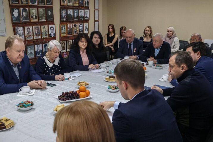 Игорь Брынцалов и Сергей Юров встретились с активом Совета ветеранов Балашихи  новости балашихи 