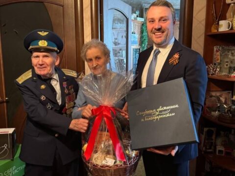 Первый заместитель главы Балашихи поздравил с Днем Победы ветерана Василия Голотюка новости балашихи 